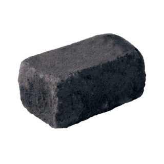 Diephaus Mauerstein 'T-Wall Quarry Mini' schwarz 25 x 16,5 x 15 cm