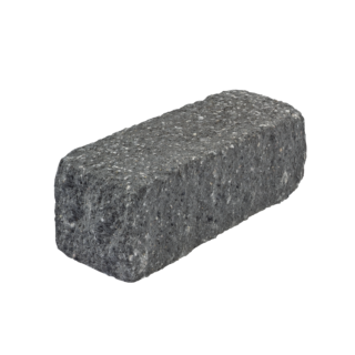 Diephaus Mauerstein 'T-Wall Quarry' schwarz 37,5 x 12,5 x 12,5 cm