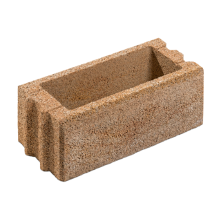 Diephaus Mauerstein 'T-Wall System' sandsteinfarben 50 x 25 x 20 cm
