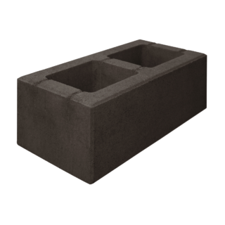 Diephaus Mauerstein 'T-Wall Trend' Beton anthrazit 45 x 22,5 x 16,5 cm