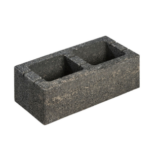 Diephaus Mauerstein 'T-Wall Trend' Beton grau 45 x 22,5 x 16,5 cm
