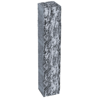 Diephaus Palisade 'T-Gravity' Beton weiß-schwarz 15 x 105 x 12,5 cm
