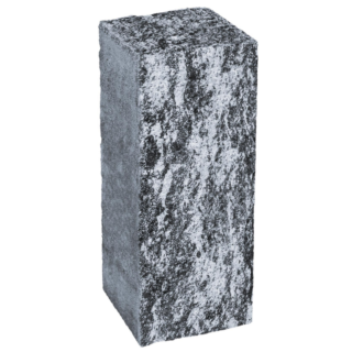 Diephaus Palisade 'T-Gravity' Beton weiß-schwarz 15 x 37,5 x 12,5 cm