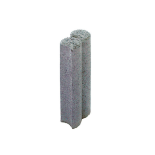 Diephaus Palisadenbordstein 'Mini' grau 25 x 9,1 x 6 cm