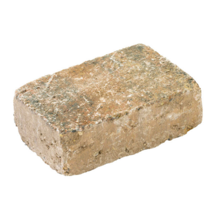 Diephaus Pflasterstein 'T-Place Aged' Beton muschelkalkfarben 21 x 14 x 7 cm