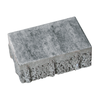 Diephaus Pflasterstein 'T-Place Aquastyle' Beton weiß/schwarz 30 x 15 x 6 cm