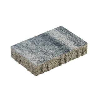 Diephaus Pflasterstein 'T-Place Drain' Beton weiß/schwarz 30 x 20 x 6 cm