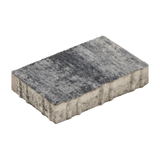 Diephaus Pflasterstein 'T-Place Fashion' weiß/schwarz 30 x 20 x 6 cm