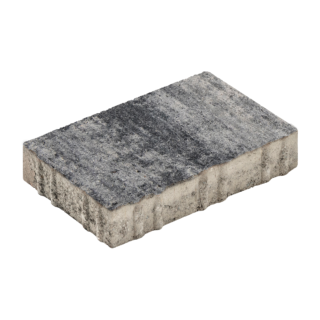 Diephaus Pflasterstein 'T-Place Fashion' weiß/schwarz 30 x 20 x 6 cm