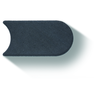 Diephaus Rasenmaehkante Beton anthrazit 24 x 12 x 4 cm