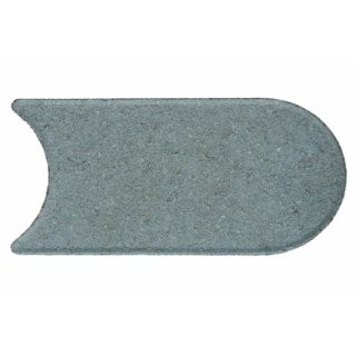 Diephaus Rasenmähkante Beton grau 24 x 12 x 4 cm