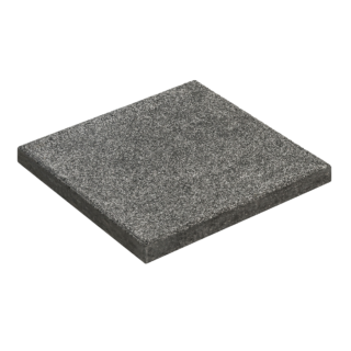 Diephaus Terrassenplatte 'T-Court Classic' Beton basaltfarben 40 x 40 x 4 cm