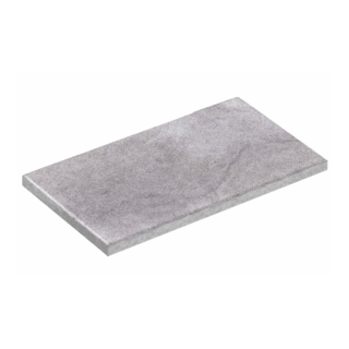 Diephaus Terrassenplatte 'T-Court Deluxe' Beton grau 80 x 40 x 4 cm