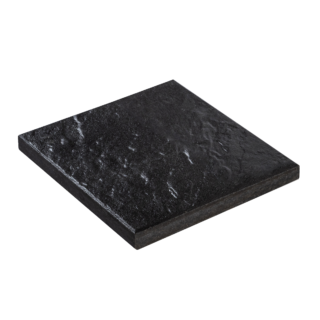 Diephaus Terrassenplatte 'T-Court Grit' basaltfarben/schwarz 40 x 40 x 4 cm