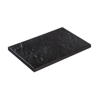 Diephaus Terrassenplatte 'T-Court Grit' Beton schwarz 60 x 40 x 4 cm