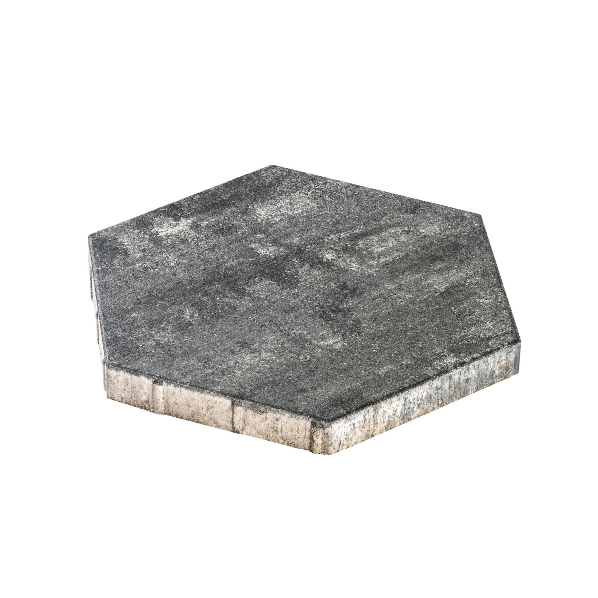 Diephaus Terrassenplatte 'T-Court Hexagon' Beton grau 46 x 40 x 4 cm