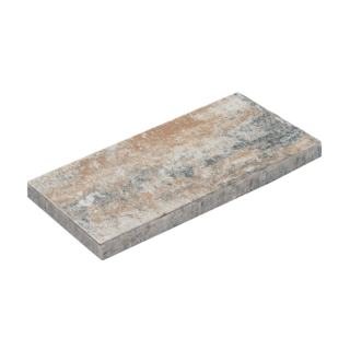 Diephaus Terrassenplatte 'T-Court Long' muschelkalkfarben 60 x 30 x 5 cm