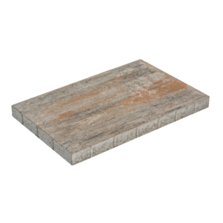 Diephaus Terrassenplatte 'T-Court Long' muschelkalkfarben 60 x 40 x 4 cm