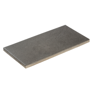 Diephaus Terrassenplatte 'T-Court Noble' basaltfarben 80 x 40 x 4 cm