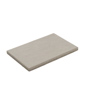 Diephaus Terrassenplatte 'T-Court Posh' mittelgrau 40 x 60 x 4 cm