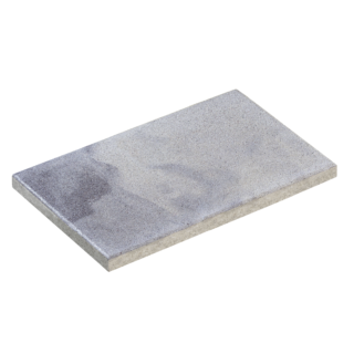 Diephaus Terrassenplatte 'T-Court Protect' weiß/schwarz 60 x 40 x 4 cm