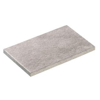 Diephaus Terrassenplatte 'T-Court Shade' quarzitfarben 60 x 40 x 4 cm