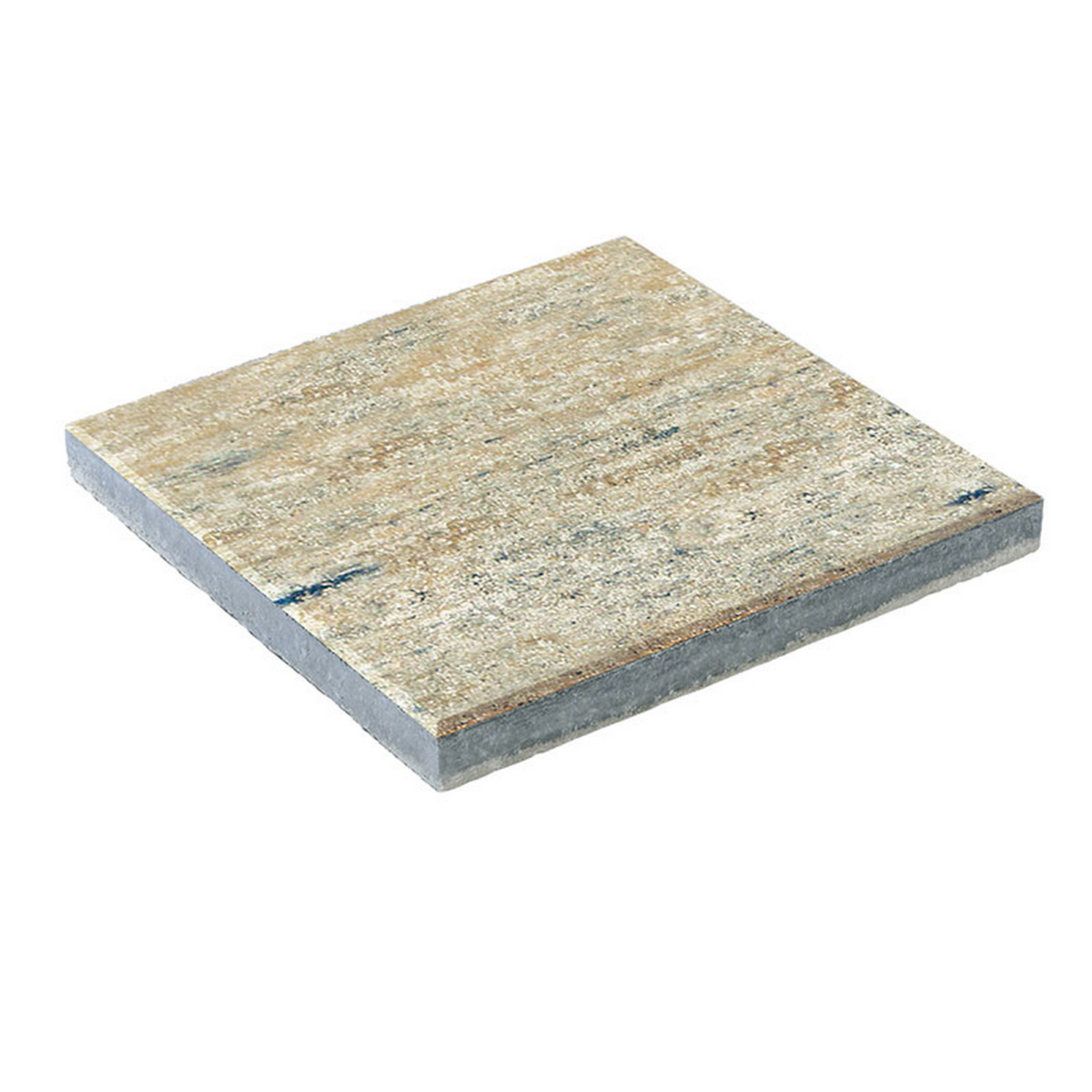 Diephaus Terrassenplatte 'T-Court Solid' Beton muschelkalkfarben 40 x 40 x 4 cm