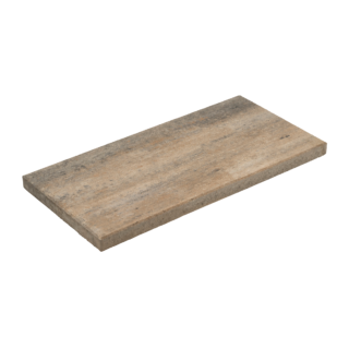 Diephaus Terrassenplatte 'T-Court Solid' muschelkalkfarben 80 x 40 x 4 cm