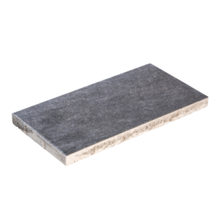 Diephaus Terrassenplatte 'T-Court Supreme' Beton mittelgrau 60 x 30 x 4 cm