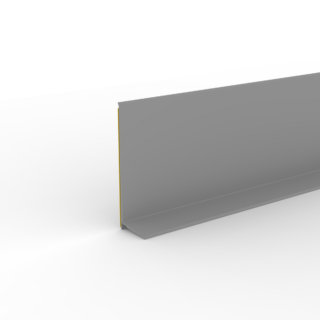 Doellken Weichsockelleiste 'Basic' grau 10000 x 50 x 15 mm