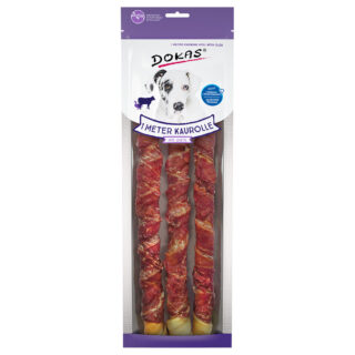 Dokas Hundesnack 1 Meter Kaurolle - 315 g Huhn