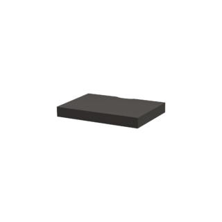Dolle Wandregal 'Big Boy' anthrazit 44,5 x 30 x 5 cm