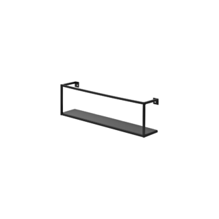 Dolle Wandregal 'Shelf+ Aquarium' schwarz 400 x 80 x 120 mm