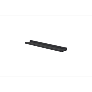 Dolle Wandregal 'Shelf+ Border' schwarz 600 x 90 x 30 mm