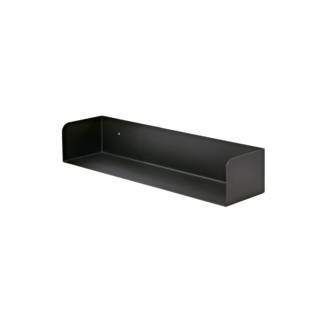 Dolle Wandregal 'Shelf+ Showcase' schwarz 600 x 150 x 115 mm