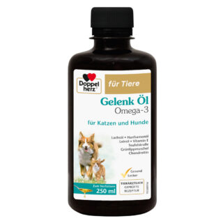Doppelherz Gelenk Öl Omega-3 für Katzen und Hunde - 250 ml