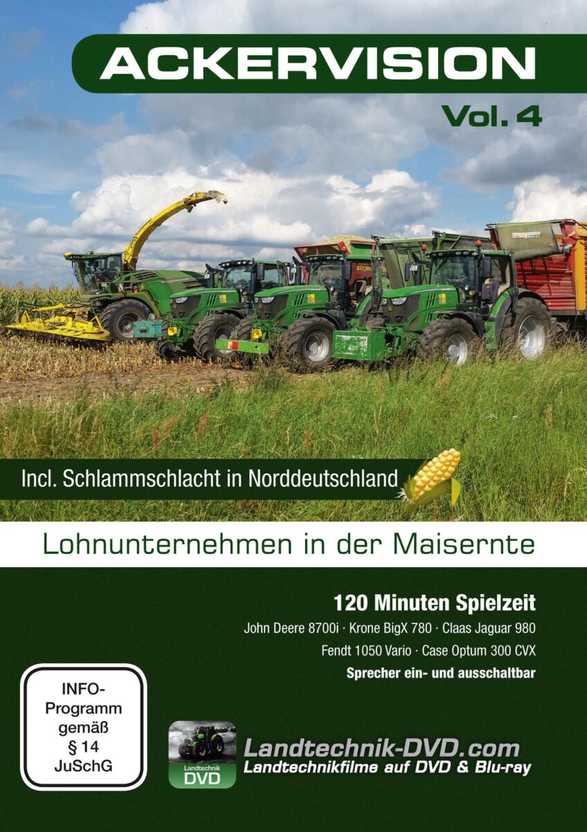 DVD Ackervision Vol. 4 - Lohnunternehmen in der Maisernte
