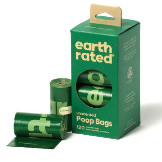 Earth Rated Hundekotbeutel Rollen - 21 Rollen à 15 Beutel, Lavendel (315 Beutel)