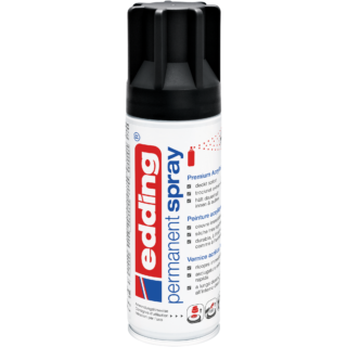 Edding Sprühlack tiefschwarz matt 200 ml