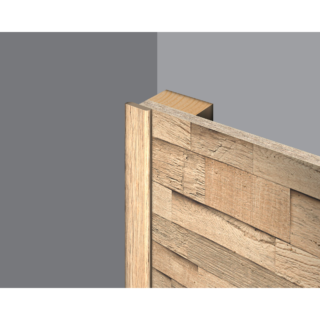 EGGER Abdeckleiste 'DecoWall AL007' Laxfield Eiche 2400 x 6 x 25mm