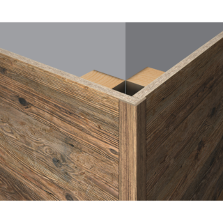 EGGER Faltleiste 'DecoWall FL001' Namur Fichte Natur 2400 x 22 x 22mm