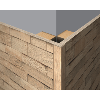 EGGER Faltleiste 'DecoWall FL007' Laxfield Eiche 2400 x 22 x 22mm
