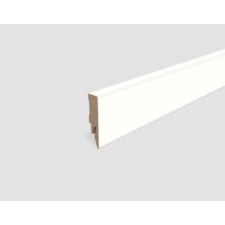 EGGER Sockelleiste 'L201' weiß 2400 x 58 x 14 mm