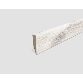 EGGER Sockelleiste 'L511' Eiche weiss 2400 x 58 x 14 mm