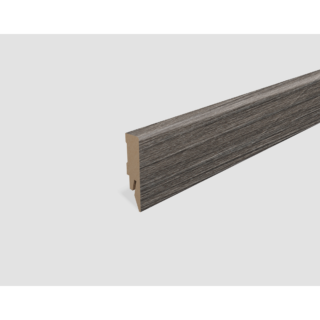 EGGER Sockelleiste 'L550' Eiche dunkelgrau 2400 x 58 x 14 mm