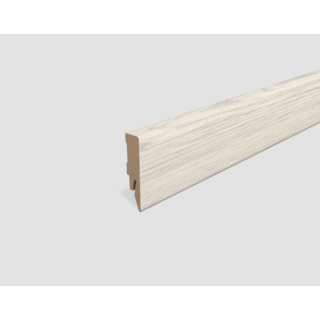 EGGER Sockelleiste 'L582' Eiche weiss 2400 x 58 x 14 mm