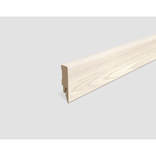 EGGER Sockelleiste 'L610' Akazie weiss 2400 x 58 x 14 mm