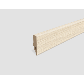 EGGER Sockelleiste 'L615' Eiche weiss 2400 x 58 x 14 mm