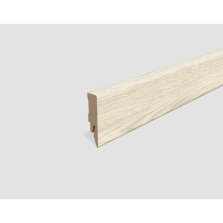 EGGER Sockelleiste 'L626' Eiche weiss 2400 x 58 x 14 mm