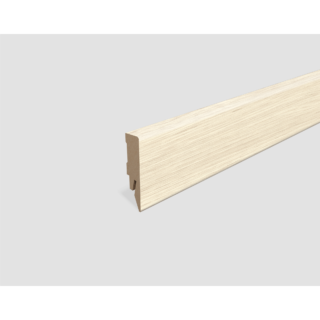 EGGER Sockelleiste 'L628' Eiche weiss 2400 x 58 x 14 mm